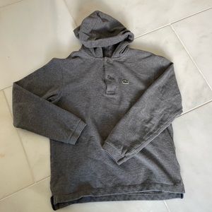 Boys Lacoste size 10 hooded polo. Runs small- good condition